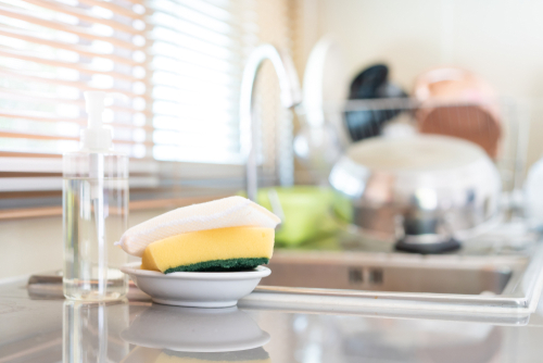 얼마나 자주 설거지용 스펀지를 교체해야 합니까?