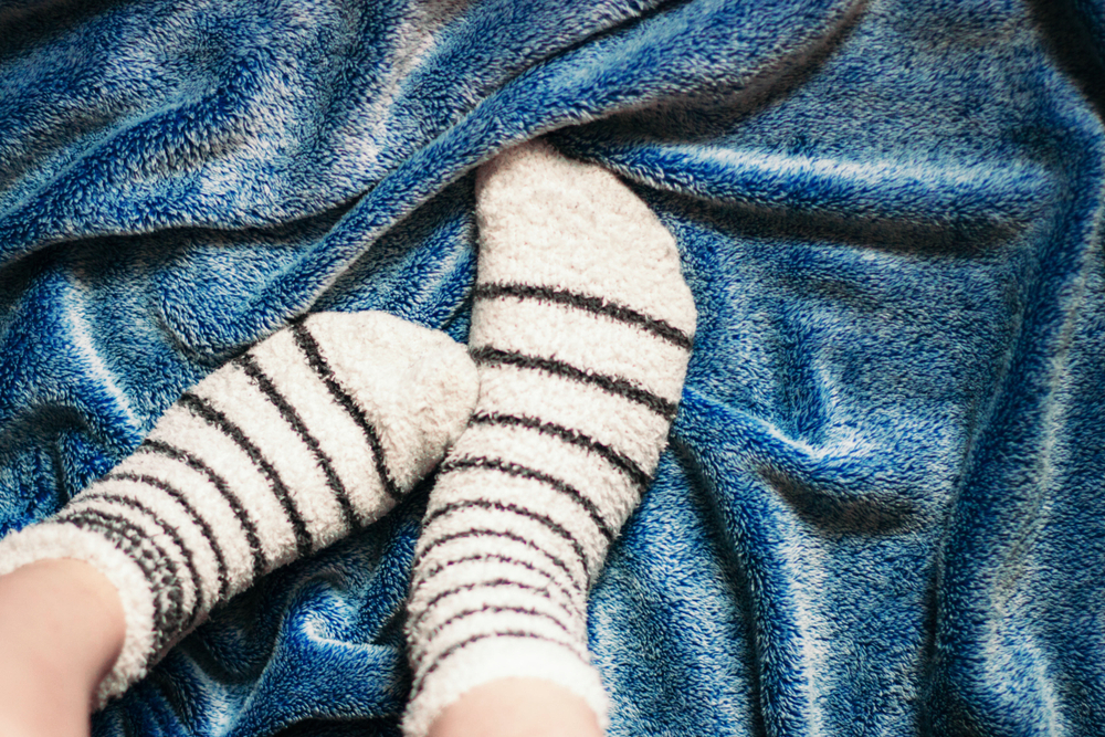 5 beneficios saludables de dormir con calcetines